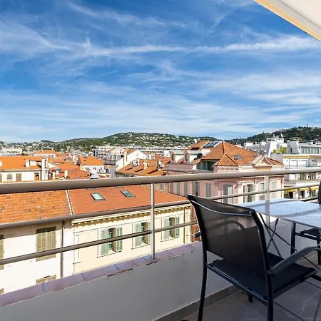 아파트 Agence Des Residences - Prives Du 45 Croisette - Superieur 칸느